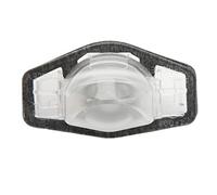 Tbest Luz de la Matrícula 34100 S60 013 Carcasa Transparente Brillante Tronco Lámpara Trasera Reemplazo para Fit 2007 2020 ABS Material