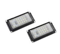 Tbest Luz LED para Matrícula 6000K 18 Cuentas Alto Brillo Blanco Superbrillante Ahorro de Energía Durable Ajuste Directo para R50 R52 R53 2001 2008 (DC12V)