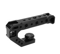 Tbest Manija Superior de la Cámara SLR Agarra de Agarre sin Espejo Adaptador de Zapato Frío Monte de Soporte para la Aleación de Aluminio DSLR 130x65x23 Mm