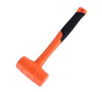 Tbest Martillo de Goma de 2 Libras, Herramienta Portátil de Piel Dura que No Rebota para Instalación, Golpear Azulejos de Suelo, Proyectos de Carpintería