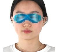 Tbest Mascarilla Ocular de Gel de Enfriamiento Extraíble Círculos Oscuros Quitar para Facilitar la Máscara de Hielo de PVC de los Trabajadores de Computación