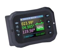 Tbest Medidor de Coulomb RV Control Remoto Capacidad de la Batería Voltímetro de Potencia 10-100V 100A Medidor de Coulomb RV PRUEBAS de Coul para Decir Adiós Cerrar el Tiempo del Método de Soporte