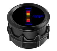 Tbest Medidor de Indicador LED Azul de la Relación de de Aire Universal 52 Mm de Diámetro Auto Instrumento Auto Respuesta Precisión de Precisión Busque un Automóvil de 12 V con Sensor