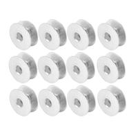 Tbest Metallalaluminium Bobina 100 Piezas de Bobinas Vacías para Máquinas de Coser Piezas de Tamaño Compacto Duradero y bajo Peso para Máquinas de Coser Planas Universales
