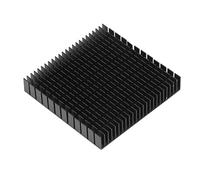 Tbest Módulo Enfriador de Disipador Térmico de Aluminio Negro de 120Mm X 120Mm X 20Mm para Placa Base Cpu Pcb Refrigeración de Alta Potencia con Tratamiento de Oxidación (BLACK)