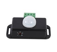 Tbest Módulo LED 12V Bewegingssensor, Sensor de 12 Voltios, Interruptor de Sensor de Movimiento, Pir 12V Dc 12V 24V Cuerpo de Seguridad Infrarrojo Pir Sensor de Movimiento Detector