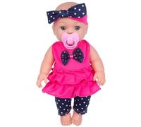 Tbest Muñeco Renacido 12 Pulgadas Suave Realista Figura de bebé (#4) | Plástico blando, material duradero, adecuado para niños, accesorios de fotografía, juegos educativos.