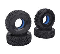 Tbest NEMACIONES RC 4PCS, ABSERPCIÓN DE CLACHO DE 1.9 Pulgadas Todos los Neumáticos DE Rastreadores DE Terreno para 1/10 RC Car SCX10 90046 W218