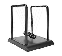 Tbest Newtons Cradle Balance Balls de Acero Educación Ornamento de Escritorio de Juguete para Estudio en Casa, Plástico Duradero + Bola de Acero, 7 X 5.8 X 7.1in