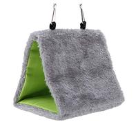 Tbest Nido de Franela para Pájaros Pequeños, Tienda Colgante Cálida | Material suave, Fácil de lavar, Apto para pájaros, Secado rápido, Seguro para hámsters, Ideal para conejos pequeños