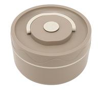 Tbest Olla Térmica para Cocinar, 440 Ml, Acero Inoxidable 304, Doble Capa, Portátil, Forma Redonda, Aislamiento Térmico, Contenedor para Almuerzo para el Trabajo, Escuela, Comedor Al Aire Libre