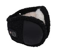 Tbest Orejeras Calentadas Calentador Eléctrico Invierno Cálido Plegable Suave Felpa 3 Niveles de Temperatura para Actividades Al Aire Senderismo Esquí Correr Regalo Unisex Navidad