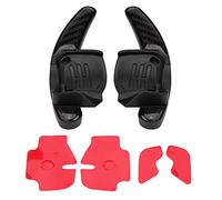 Tbest Paleta de cambio del volante, Paletas de cambio del volante 2 piezas Cambiador de la cuchilla del cambio del volante del coche reemplazo para 6 B6 MK5(1)