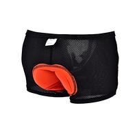 Tbest Pantalones Cortos de Ciclismo, Ropa Interior de icleta de Montaña Acolchada 3D Pantalón Transpirable Ligero para Hombres y Mujeres Al Aire Libre(L)
