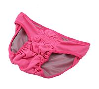 Tbest Pantalones de Pañales para Perros Hembras - Ropa Interior de Poliéster Suave para Mascotas con Cintura Elástica y Cierre de Gancho, Protección contra Ciclo de Calor y Poscirugía, Pequeño, (XL)