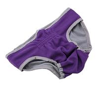 Tbest Pantalones de Pañales para Perros Hembras - Ropa Interior de Poliéster Suave para Mascotas con Cintura Elástica y Cierre de Gancho, Protección contra Ciclo de Calor y Poscirugía, Pequeño, (M)