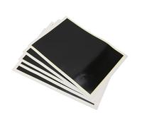 Tbest Papel de Grabado Versátil Papel Negro - Grabado 5 Piezas para una Determinación Precisa de Cerámica, Metales - 39x27 Cm