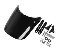 Tbest Parabrisas de Motocicleta, Deflector de Viento de Motocicleta de Alta Resistencia, Reemplazo de Placa de PC para Moto Guzzi V7III Guzzi V7 Centenario (Black)