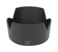 Tbest Parasol Reversible para Lente de Cámara, Duradero, Ligero, ABS, Negro, para AF S DX 55200mm F45.6G ED 85mm F3.5G