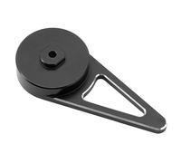 Tbest Partes de Transmisión de Transmisores para FS NB4 Lite Pro Remote Control Remote Black, Ergonomic Aluminium Aley Direction Wheel Rush para una Experiencia de Manejo Mejorada (Black)
