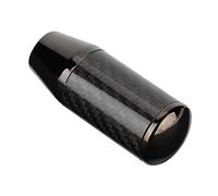 Tbest Perilla de de Marchas Manual, Palanca de Cambios, Cabezal de Palanca de Cambios, Aleación de Aluminio, Fibra de Carbono, Tacto Suave, Actualización Interior Universal del Coche