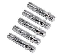 Tbest Perno de Conversión de Rueda Extendida de 20 Piezas, Vástago de 58Mm de Longitud y 41Mm, Acero M12X1.5 Forjado en Frío para Coches, Camiones, SUV, de Rueda Más Rápido (M12*1,5-M12*1,)