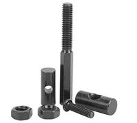 Tbest Pieza de Tornillo de Scooter G30 para Bloqueo de Eje Hardware de Pestillo Plegable Eléctrico, Kit de Tornillo de Bloqueo de Eje de Scooter Eléctrico de Acero Al Carbono