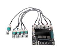 Tbest Placa de Amplificador Digital, BT 2.1 Canal 100W 100W 200W TPA3221 Potencia de Alimentación de Chips con Cable de Extensión, Módulo de Amplificador Digital y de Alta Potencia con 2 Chips