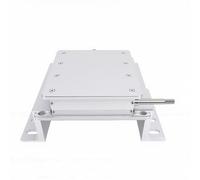 Tbest Placa elevadora para Motor fueraborda Placa Jack Manual Ajustable Soporte Elevador para Barco de aleacion de Aluminio elevacion 16 cm for Motores fueraborda 5-30