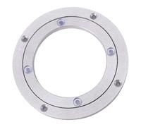 Tbest Placa Giratoria de Rodamiento de Aleación de Aluminio de Alta Resistencia, Mesa Redonda para Decoración de Pasteles, Soporte de TV, Servicio de Exhibición de Alimentos (6 Pulgadas * H8.5MM)