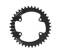 Tbest Plato de icleta de Montaña,96 mm BCD 32T 34T 36T 38T Plato Ancho Estrecho Anillo de Cadena de icleta Plato de Aluminio Solo Plato Compatible M6000 M7000 M8000 BMX