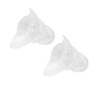 Tbest Plausos para los Oídos de Músicos de Alta Fidelidad para la Protección Auditiva de Conciertos, Tapones para los Oídos contra el Ruido de Silicona Suave para Festivales de Música (Transparente)