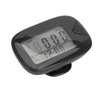Tbest Podómetro para Caminar con Pantalla Digital Grande, Contador de Pasos Preciso para Hombres y Mujeres, Rastrea Pasos, Calorías, Distancia, Memoria de 7 Días, Diseño de Bolsillo Liviano, Negro