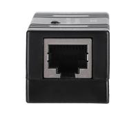 Tbest PoE Inyector Combinador Separador Universal Rj45 Puente de Red Ap Ap para Transmisión de Electricidad Que Ahorra Costos (Black)
