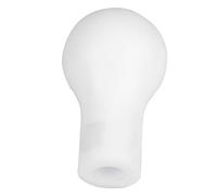 Tbest Pomo de Palanca de Cambios de 5 Velocidades de Primera Calidad, Repuesto Manual Automático, Actualización Duradera de para Lancer V3 EVO, Plástico Blanco y Negro, 82 Mm de, 47 (WHITE)