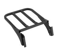 Tbest Portaequipajes Trasero con Respaldo Sissy Bar para Motocicletas XL/FLST/FLSTC/FLSTSC, Compatible con Placas Laterales Desmontables