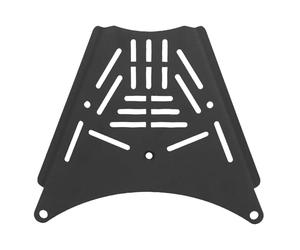 Tbest Portaequipajes Trasero, Placa Extensora de Caja de Acero Inoxidable para Soporte de Alforjas Zontes 350E 368E