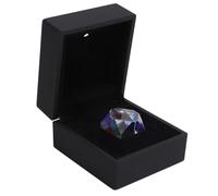 Tbest Prisma de Cubo de Color, Cristal óptico K9 de 20mm, Poliedro de Dispersión RGB, Enseñanza de Física, Decoración Artística, Accesorios de Fotografía