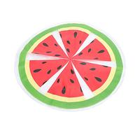 Tbest Productos para Mascotas Almohadilla de Hielo para Mascotas Patrón de Frutas de PVC Estera Enfriadora Redonda Cojín de Enfriamiento por Agua Gatos de Verano Watelon Perro