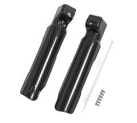 Tbest Protector de Amortiguador, Cubierta Protectora con Patrón de Carbono ABS for Motocicleta Eléctrica