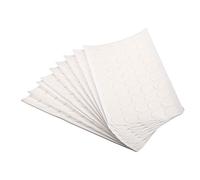 Tbest Puntos Autoadhesivos 500 Piezas Gancho y Puntos Transparentes de 20 Mm para Organización Escolar Adhesivo Fuerte Reutilizable de Doble Cara que No Deja Marcas