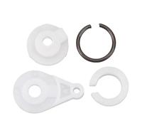 Tbest RC Servo Arm Set, Reemplazo de Brazo de Servo de Dirección de Plástico con Anillo de Retorno para A949 A959 A969 124008 Car de Control Remoto