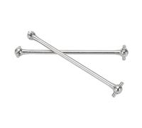 Tbest Reemplazo de Servicio de Metal del Eje de Transmisión del Coche RC para 144001 144002 124018 124019 Conjunto de Unidad RC de Acero Inoxidable Actualización Ligera para Repuestos de Coche