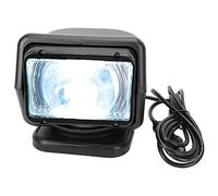 Tbest Reflector Búsqueda con Ángulo Ajustable y 4500LM Brillo (B Negro) | Diseño resistente al agua IP56, construcción duradera de ABS, rotación vertical de 120°, útil para policía marítima, barcos