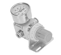 Tbest Regulador de Presión de Aire Neumático -100 a -1.3Kpa | Tamaño compacto, Diseño autoblocante, Esfera transparente, Para compresores de aire, Compatibilidad de equipos
