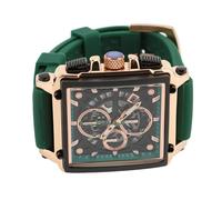 Tbest Reloj de Cuarzo para Hombres Correa de Silicona Moda Luminosa Reloj Cronógrafo Analógico Hueco Informal para Hombres de Cuarzo Rojo para Adecuado para Casi Cualquier Exterior, Ya Sea El o