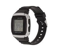 Tbest Reloj Digital para Hombre, Reloj Cronógrafo Digital, Reloj Deportivo Multifunción a Prueba de Golpes, Resistente Al Agua, Retro, Clásico, Relojes de Pulsera para Estudiantes y (Plata)