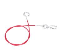 Tbest Remolque de Cable, Cable de Seguridad para Remolque de Caballos Ifor Williams, Remolque de Cable de Seguridad, Cable de Seguridad para Remolque de Caballos de Automóvil, Colector