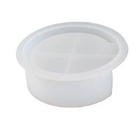 Tbest Resortes de Resina para Posavasos con Silicona de Fácil Desmoldeo | Silicona suave, superficie alisadora, artesanía duradera, 5 piezas incluidas