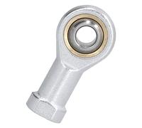 Tbest Rodamiento de Extremo de Varilla, Rodamiento Liso Esférico de Alta Resistencia Autolubricante para Maquinaria, Herramientas Eléctricas, Equipo CNC, Junta de Ojo de Hembra de Servicio, 350 °F